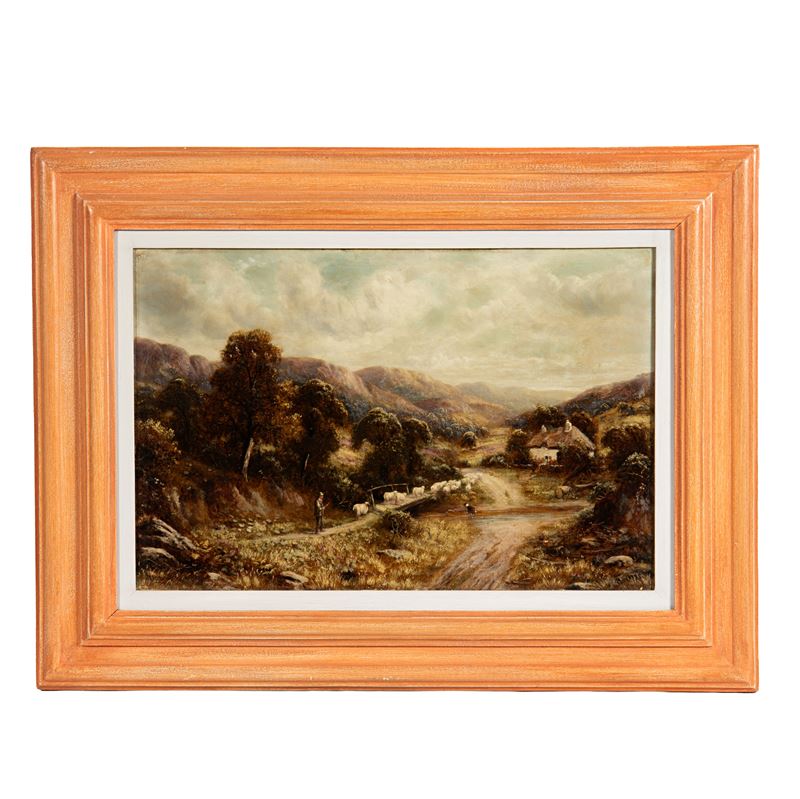A. D. Love, Devonshire, olio su tela (sec. XIX)
