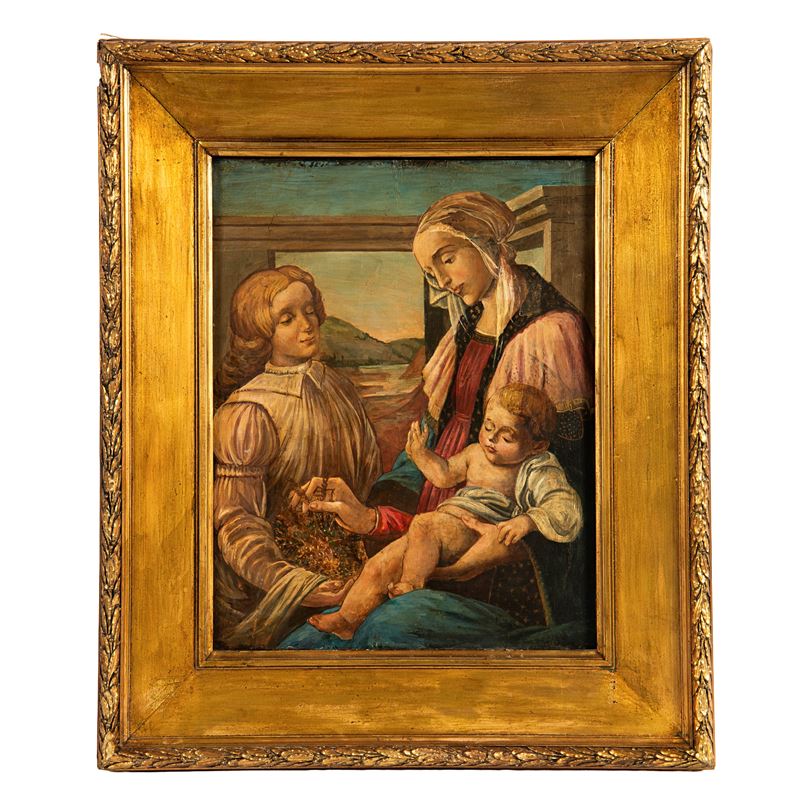 Sandro Botticelli, Madonna dell’Eucarestia, olio su tavola (sec. XX)