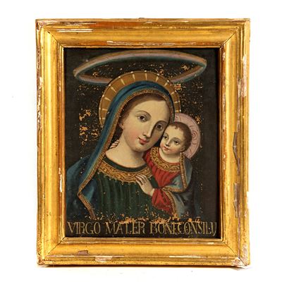 Scuola toscana, Madonna del Buon Consiglio, olio su tela, XVIII secolo