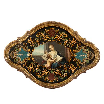 Scuola francese del XVIII secolo, La buona ventura e L’educazione di Cupido (coppia di dipinti, o...