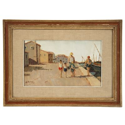 Arturo Panizzi, Figure sul canale