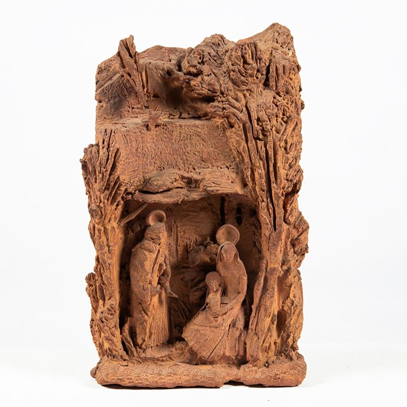 Ugo Lucerni, Natività in terracotta
