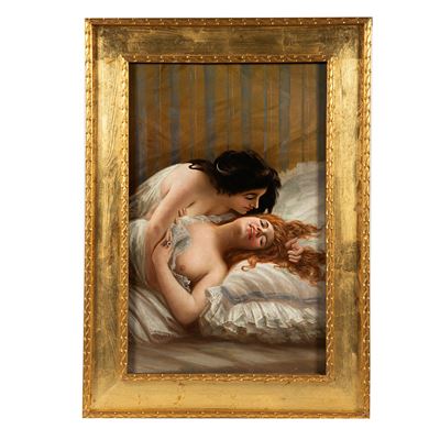 Louis Marie De Schrein(e)r, Le sbicche, olio su tela