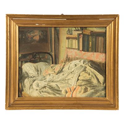 Greenwood, Interno, olio su tela (44 × 53 cm)