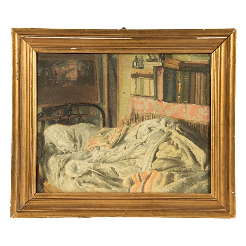 Greenwood, Interno, olio su tela (44 × 53 cm)